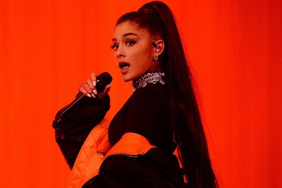 Ariana Grande Nearly Tumbles on Stage, Laughs to Crowd of Thousands