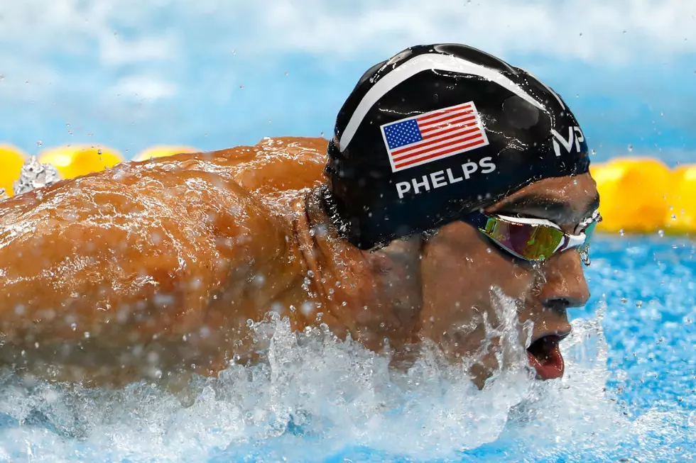 Here Is Michael Phelps Literally Preparing to Race a Shark