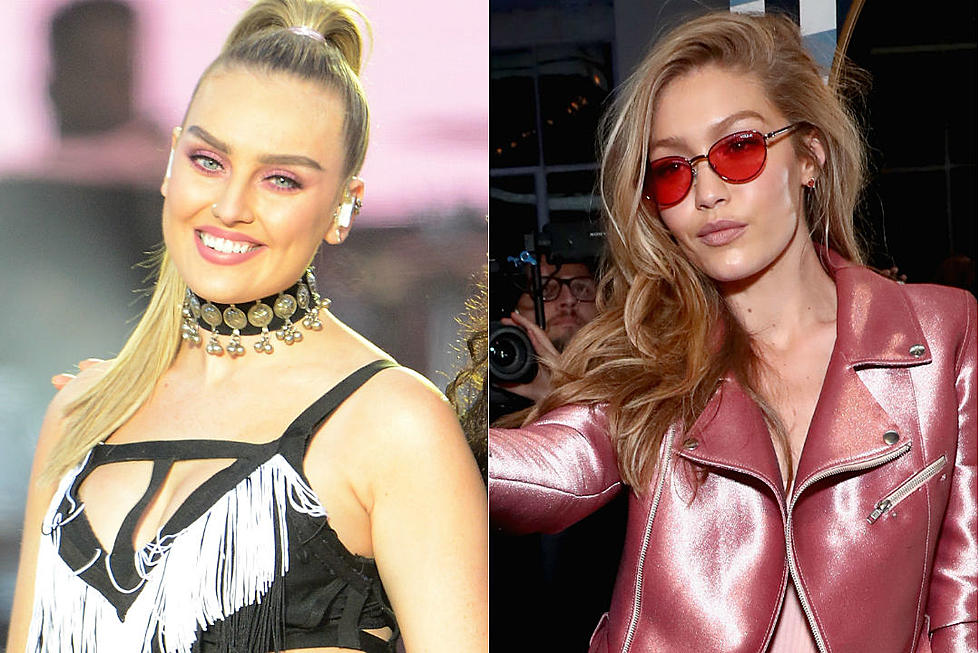 Did Perrie Edwards Throw Shade at Gigi Hadid During Little Mix Set?