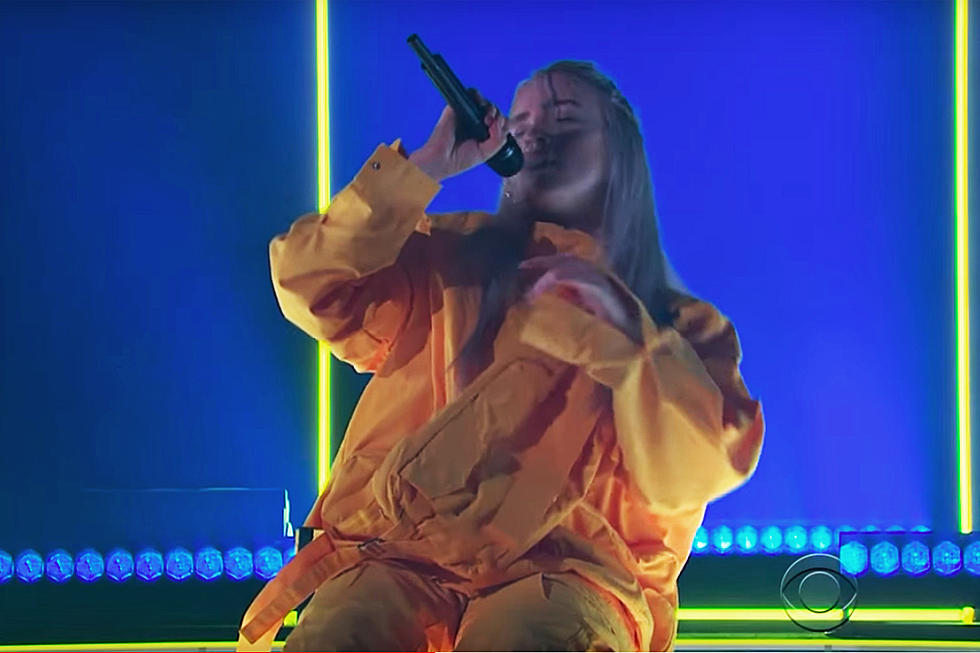 Billie Eilish Goes to the Future With 'Ocean Eyes' on 'Corden'