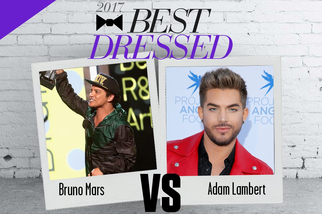 Bruno Mars vs. Adam Lambert: Best Dressed King 2017 
