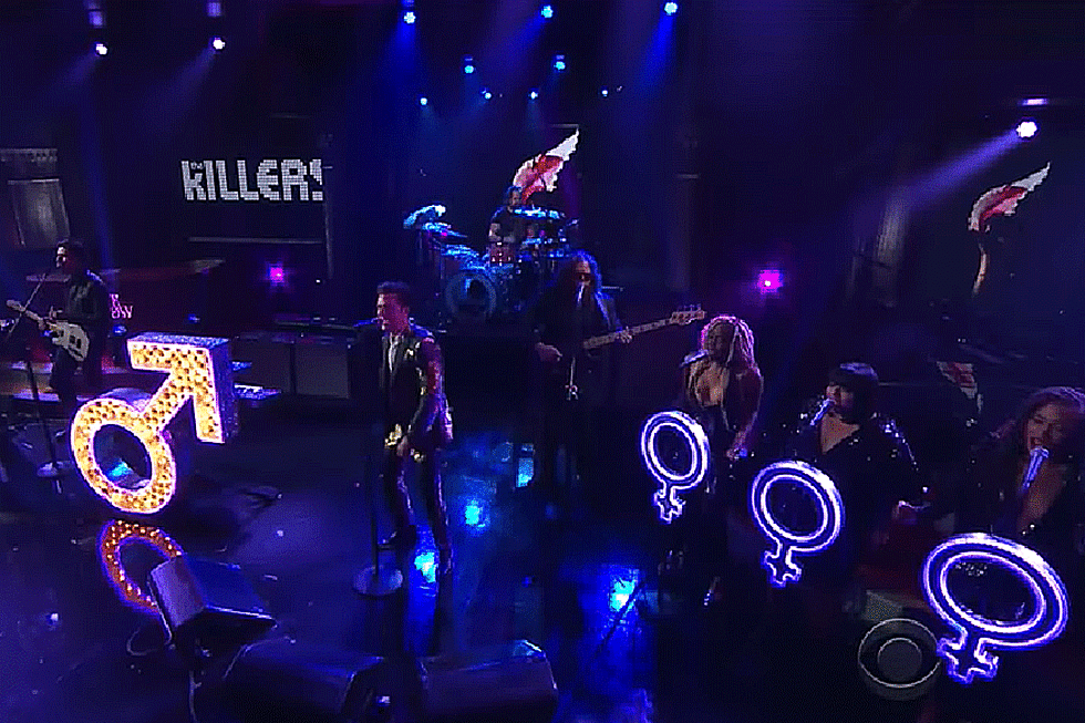 The Killers Electrify With 'The Man' on 'The Late Show'