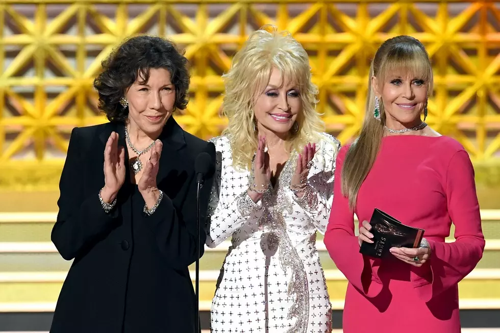 Dolly Parton, Jane Fonda and Lily Tomlin Stick It to Trump at Emmys