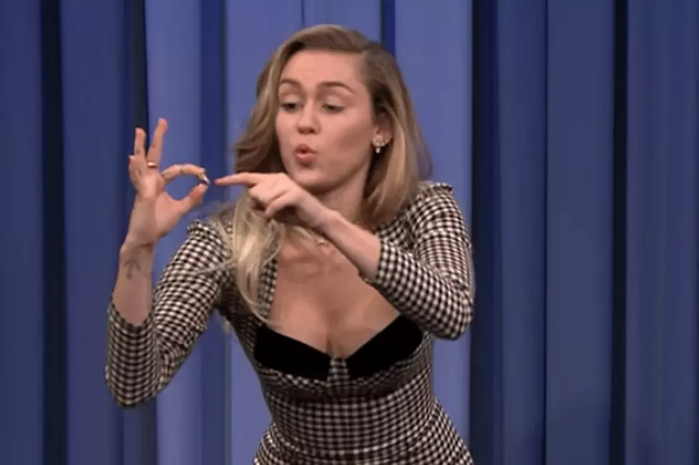 Miley Cyrus Nearly Flips Off Jimmy Fallon in ‘Tonight Show’ Charades: ICYMI