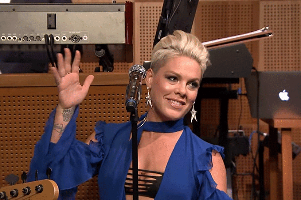 Pink Embraces the Joy of Autumn With Hilarious #FallSongs: ICYMI