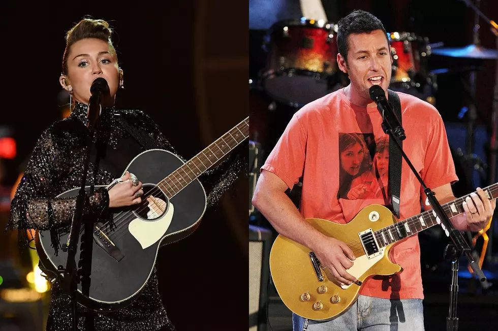 Miley Cyrus and Adam Sandler Join Together For Vegas Tribute Performance
