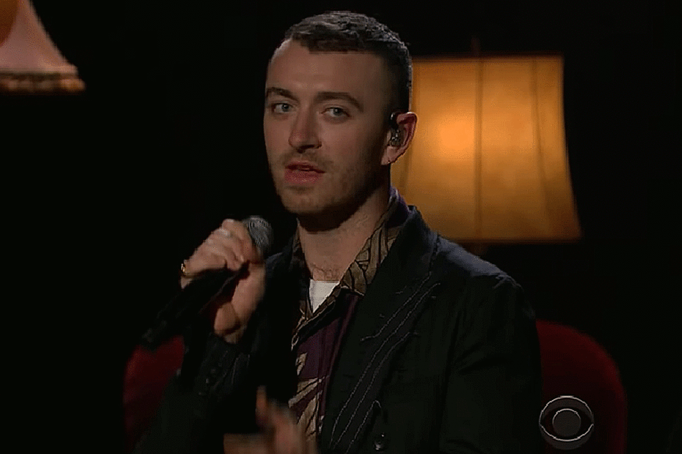 Sam Smith Really Is 'Too Good at Goodbyes' on 'Corden'