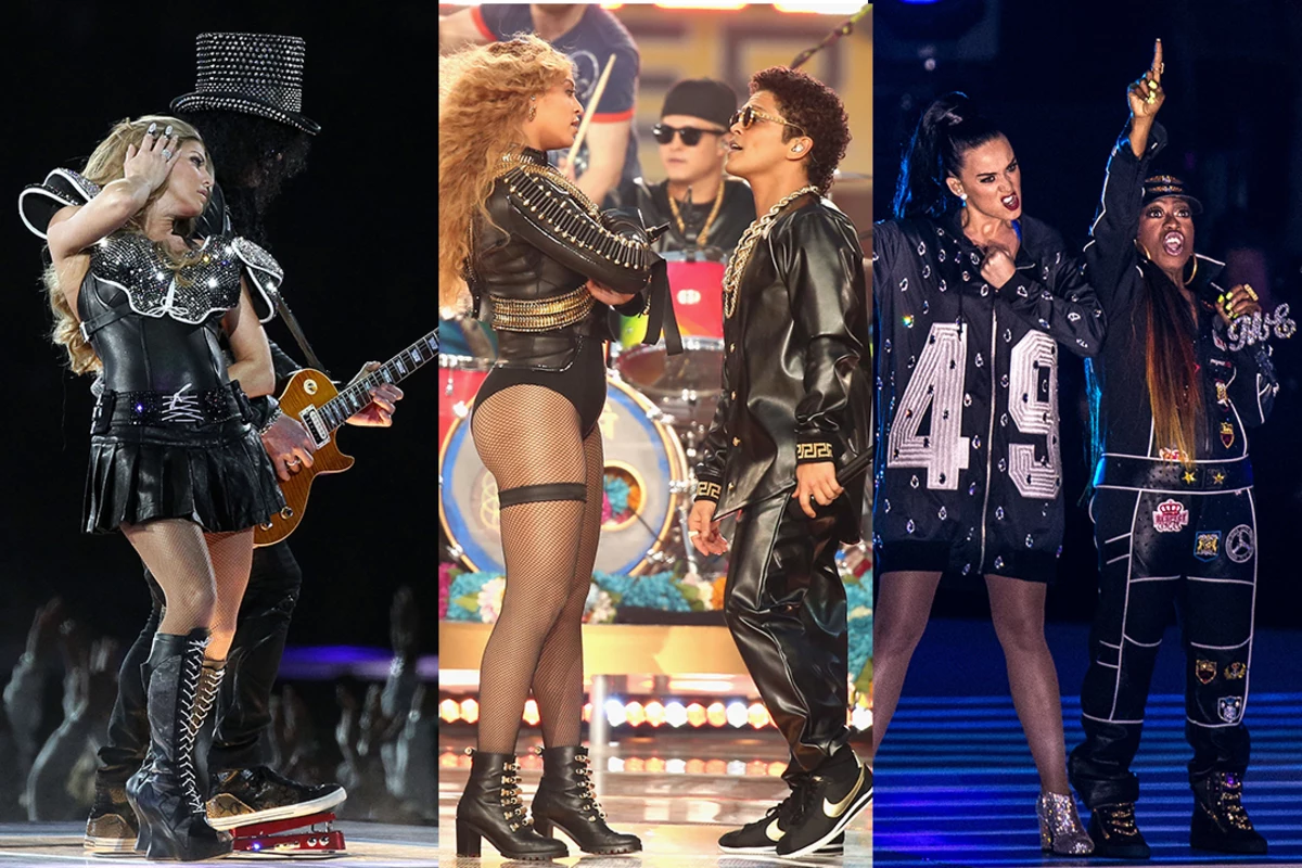 The Super Bowl Halftime Shows With The Most Star Power