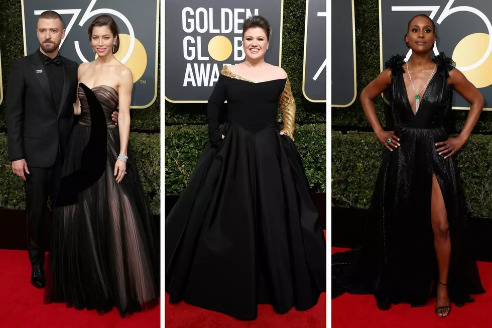 Stars Show Off Their Best Black on the Golden Globes Red Carpet 