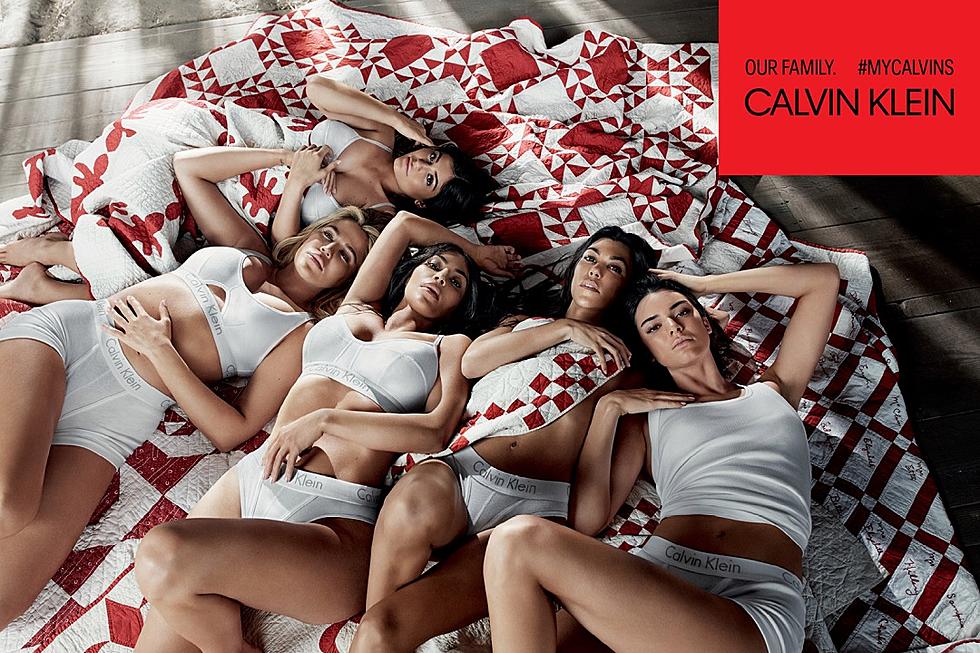 Kylie Jenner Hides Baby Bump in New Kardashian-Jenner Calvin Klein Ad