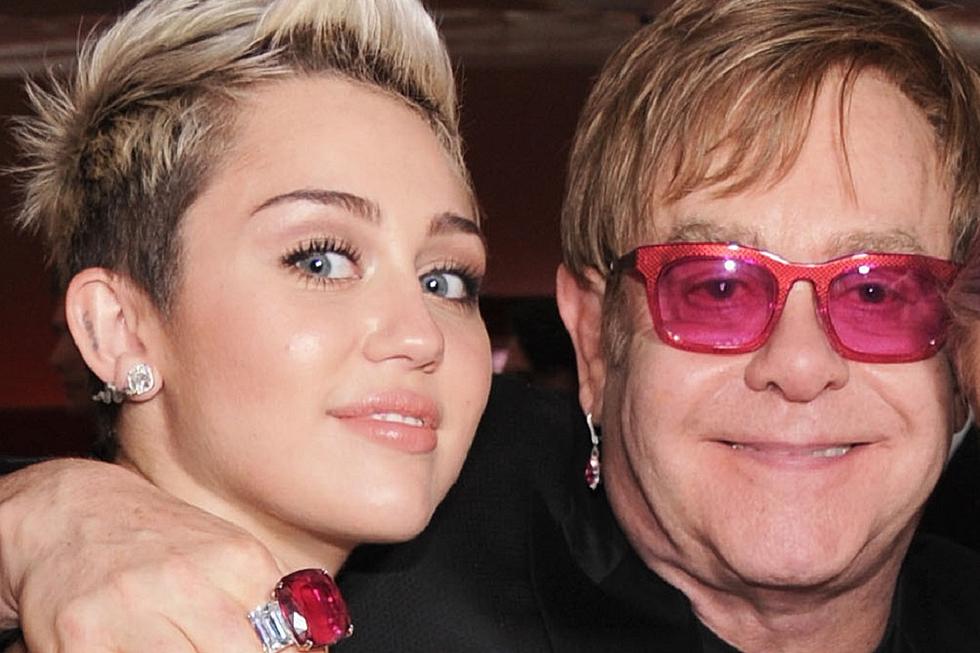 Elton John to Team Up With Miley Cyrus at 2018 Grammys