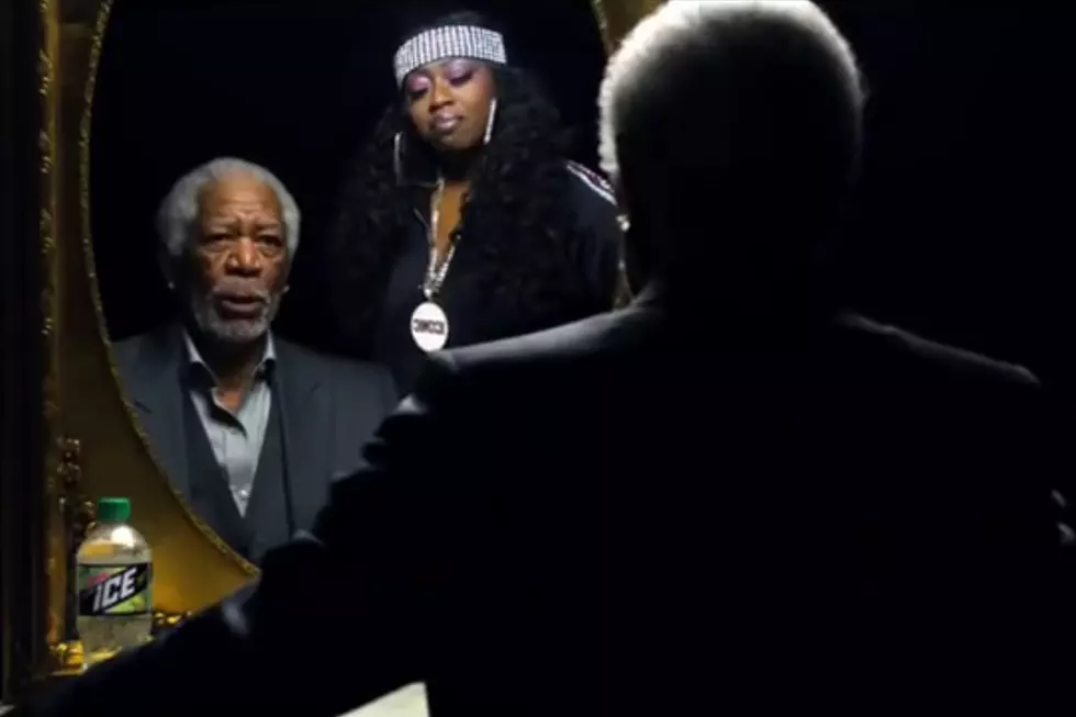 Missy Elliott Trains Morgan Freeman for Super Bowl Rap Battle