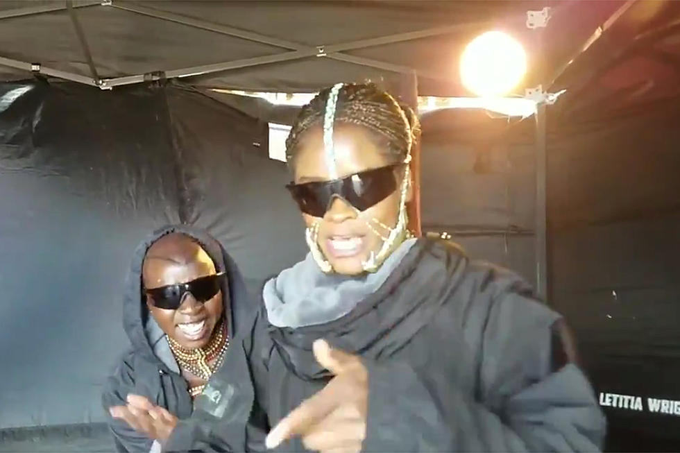 Watch ‘Black Panther’s’ Letitia Wright Freestyling in Costume on Set