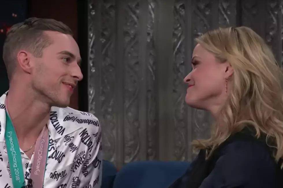 Mutual Superfans Adam Rippon + Reese Witherspoon Finally Meet on ‘The Late Show’