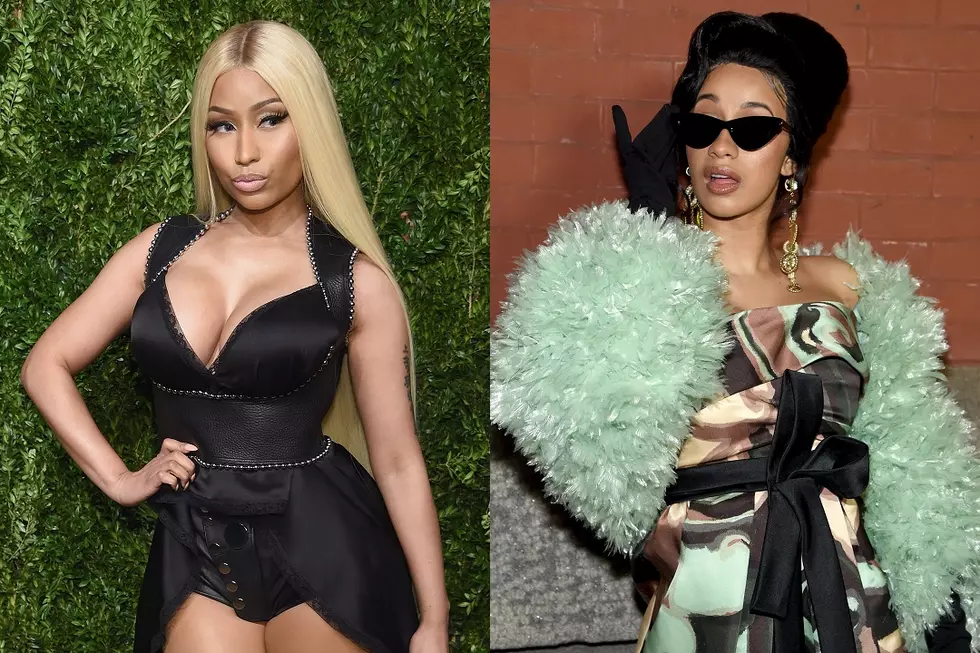 Cardi B Starts Brawl With Nicki Minaj + Entourage at NYFW Event