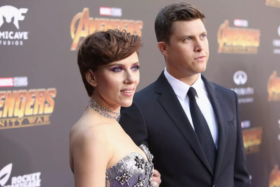 Scarlett Johansson and Colin Jost Make Red Carpet Debut at ‘Avengers: Infinity War’ Premiere