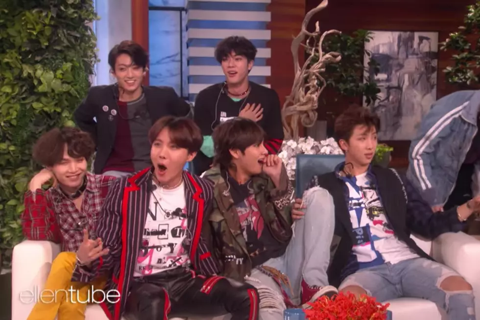 BTS Member J-Hope Falls Off His Chair During Hilarious Fangirl Prank on ‘Ellen’ (VIDEO)