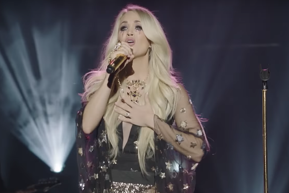 Carrie Underwood Weeps Glitter in 'Cry Pretty' Video 