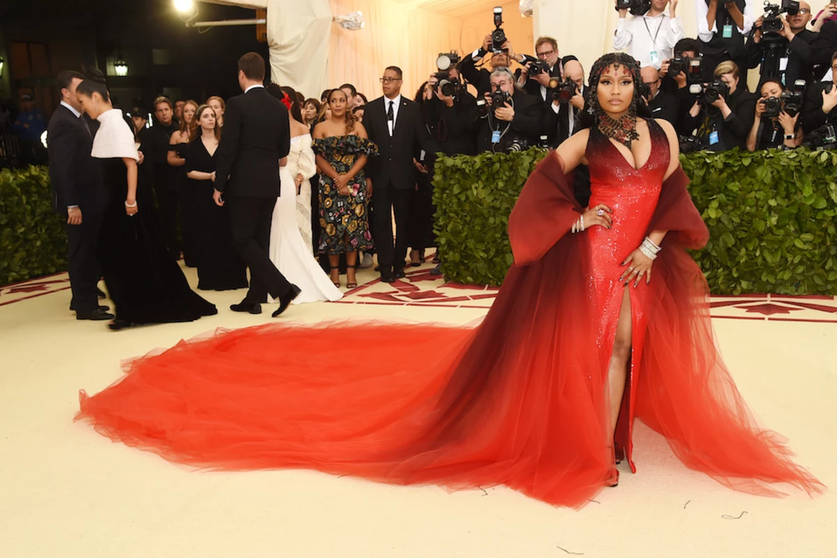 Nicki Minaj Announces New Album Met Gala Red Carpet