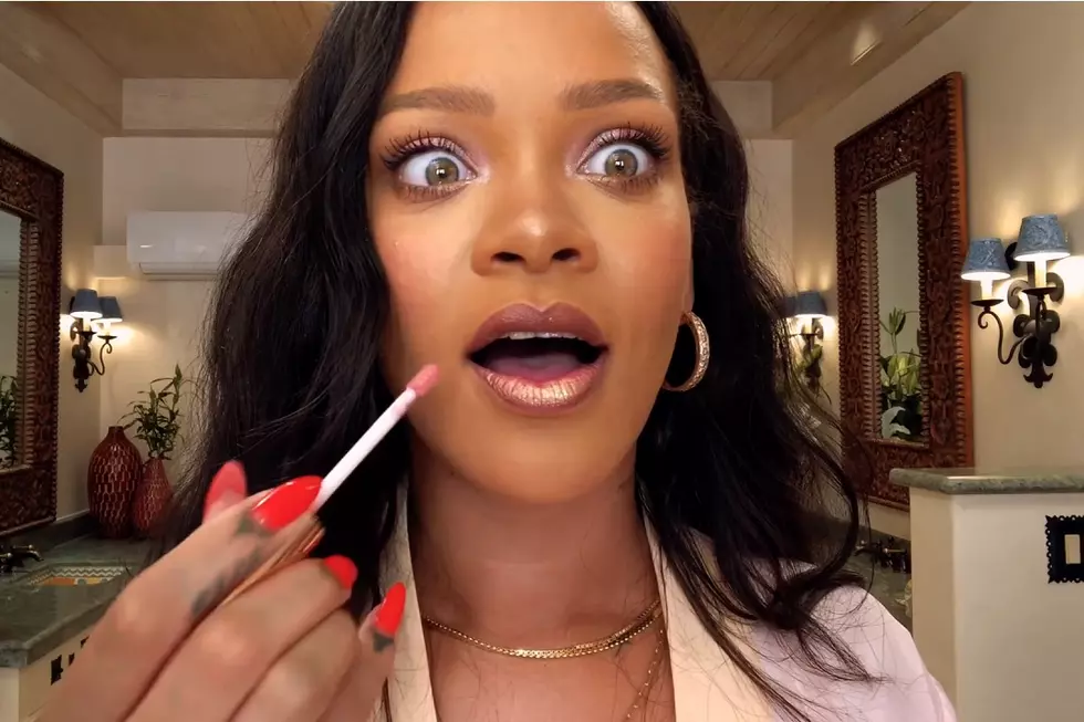 Rihanna’s Makeup Tutorial Proves the Glow-Up Struggle Is Real: 10 Highlights