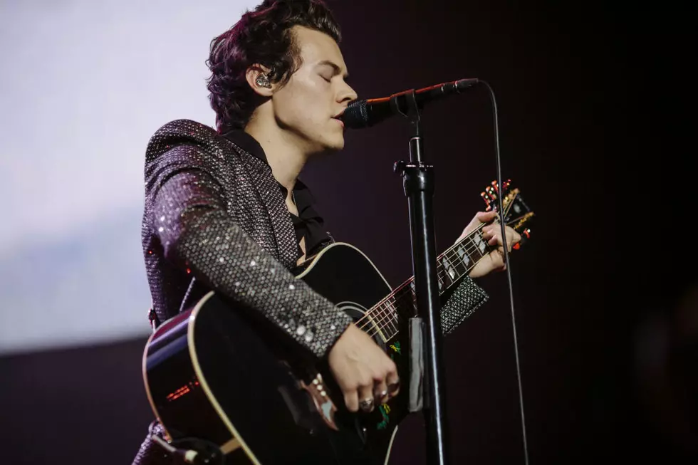 Harry Styles Adds Black Lives Matter Sticker to His Guitar