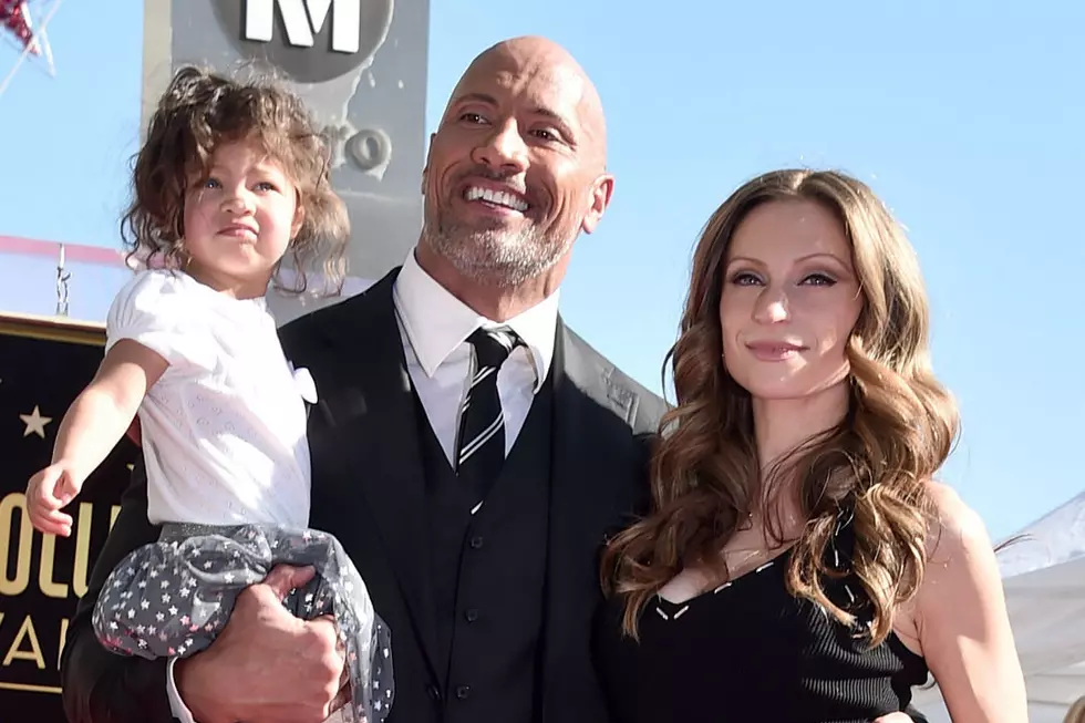 Dwayne Johnson Feeds Breastfeeding Girlfriend in New Photo