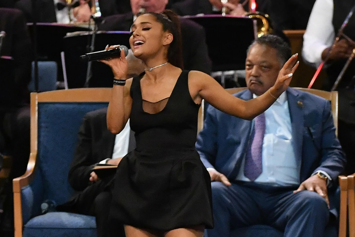 Aretha Franklin's Funeral: See Ariana Grande Sing 'Natural Woman'