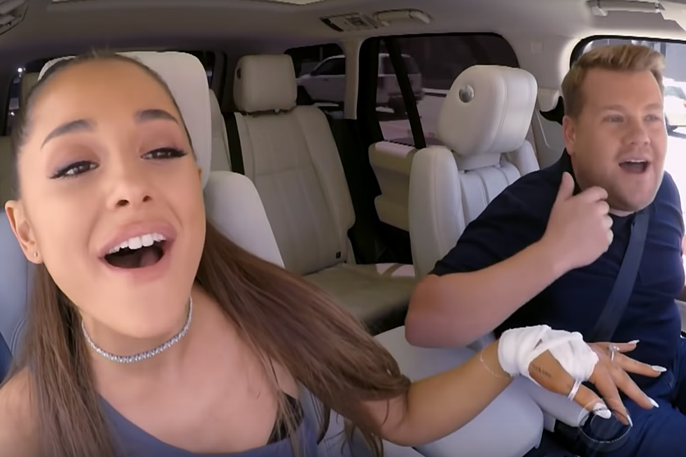 James Corden Literally Carries Ariana Grande Through ‘Carpool Karaoke’