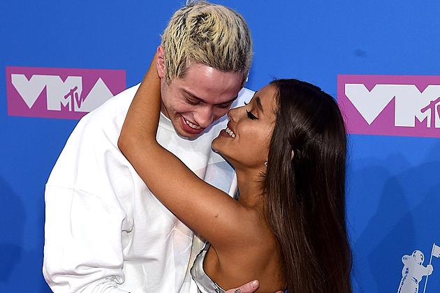 Ariana Grande Recalls &#8216;Really Sexy&#8217; First Kiss With Beau Pete Davidson
