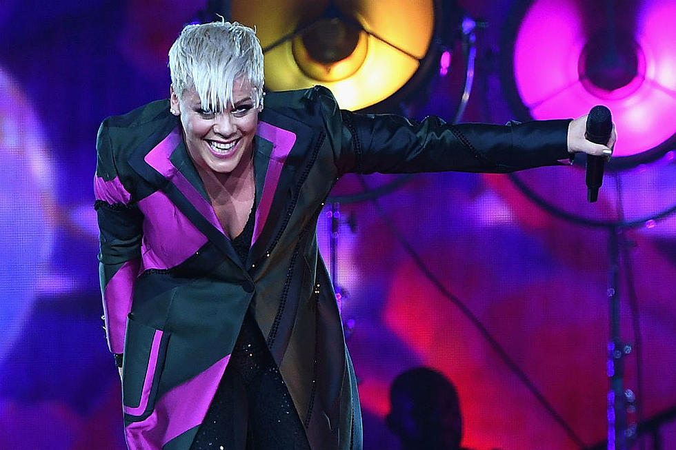 Pink Issues Warning to Paparazzi as She Leaves Hospital After Concert Cancellations