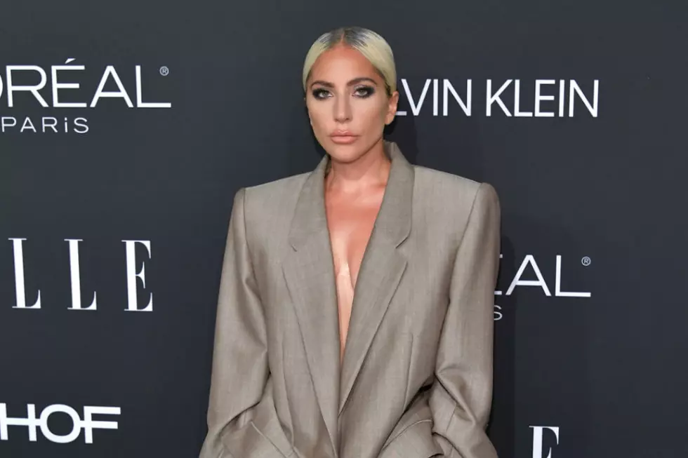 Lady Gaga Tearfully Explains Why She Wore Huge, Baggy Suit to &#8216;Elle&#8217; Event