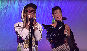 Halsey Gets Tattoo Drawn by Lil Wayne Seconds Before Performing Together on &#8216;SNL&#8217;