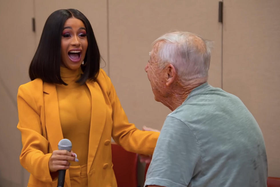 Cardi B's 'Carpool Karaoke' Hits Up a Senior Center