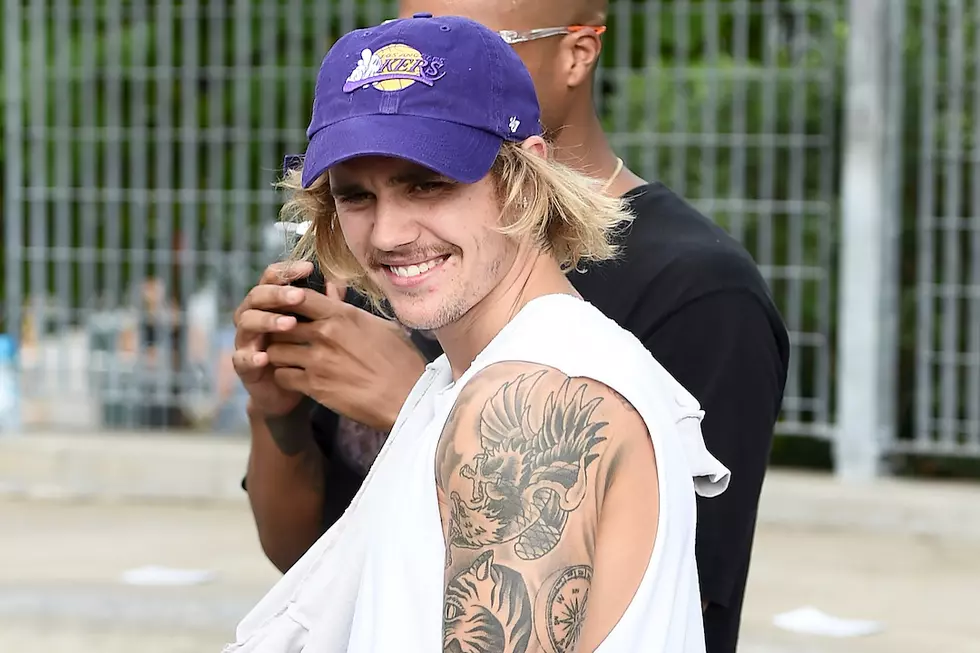 Justin Bieber Finally Unveils Tiny Face Tattoo