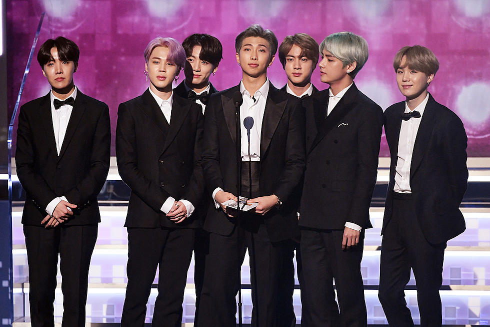 BTS’ RM Promises They’ll ‘Be Back’ on Grammys Stage While Presenting Award
