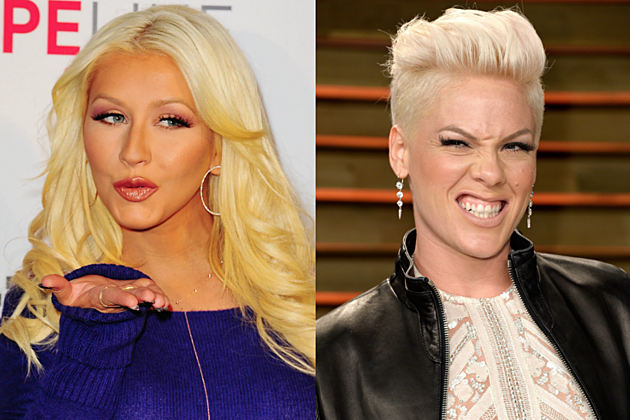 Christina Aguilera Says She Tried to Kiss Pink, Opens Up About Their Feud