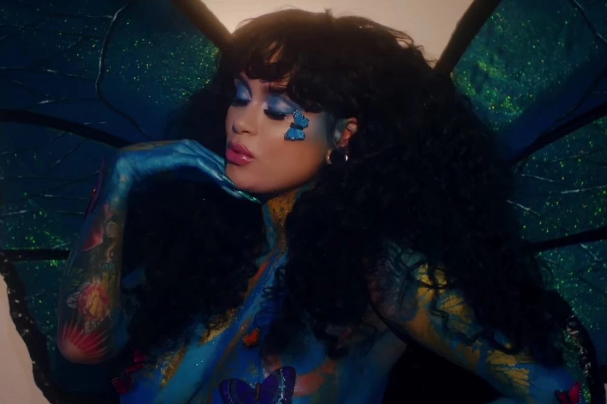 Kehlani Is a Nude, Pregnant Butterfly in New Music Video