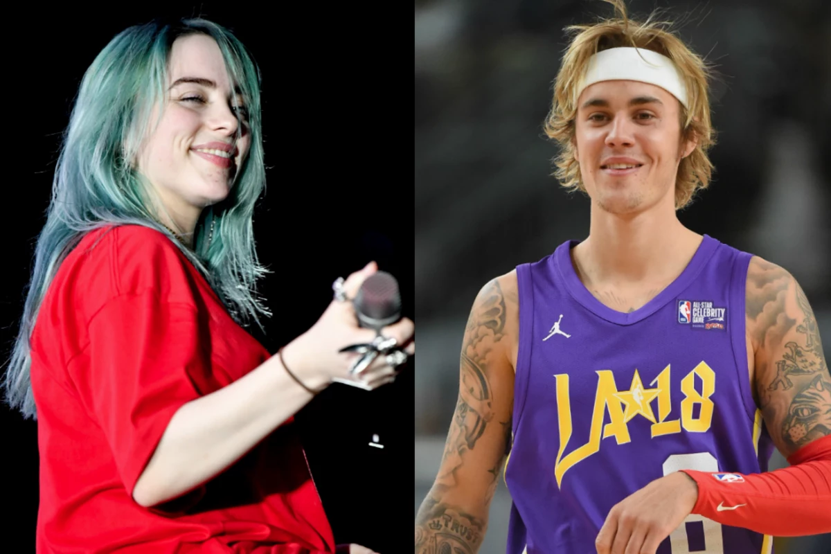 Justin Bieber and Billie Eilish Meet in Person at Coachella