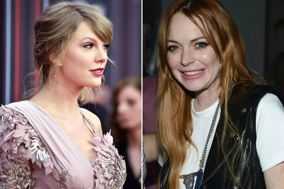 Fans Cannot Handle Lindsay Lohan’s Thirsty Comments During Taylor Swift’s Instagram Live Album Announcement