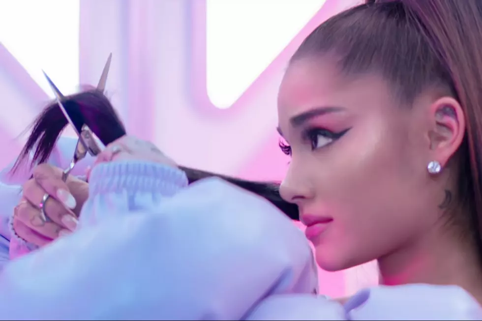 Ariana Grande Cuts Her Ponytail In Thank U Next Perfume Ad