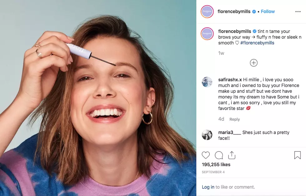 Millie Bobby Brown called out for faking her skincare routine in video