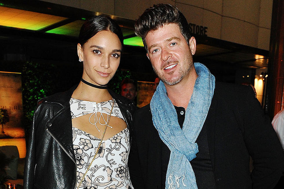 Robin Thicke + Fiancee April Love Geary Safe, Unharmed After Car Crash in Malibu