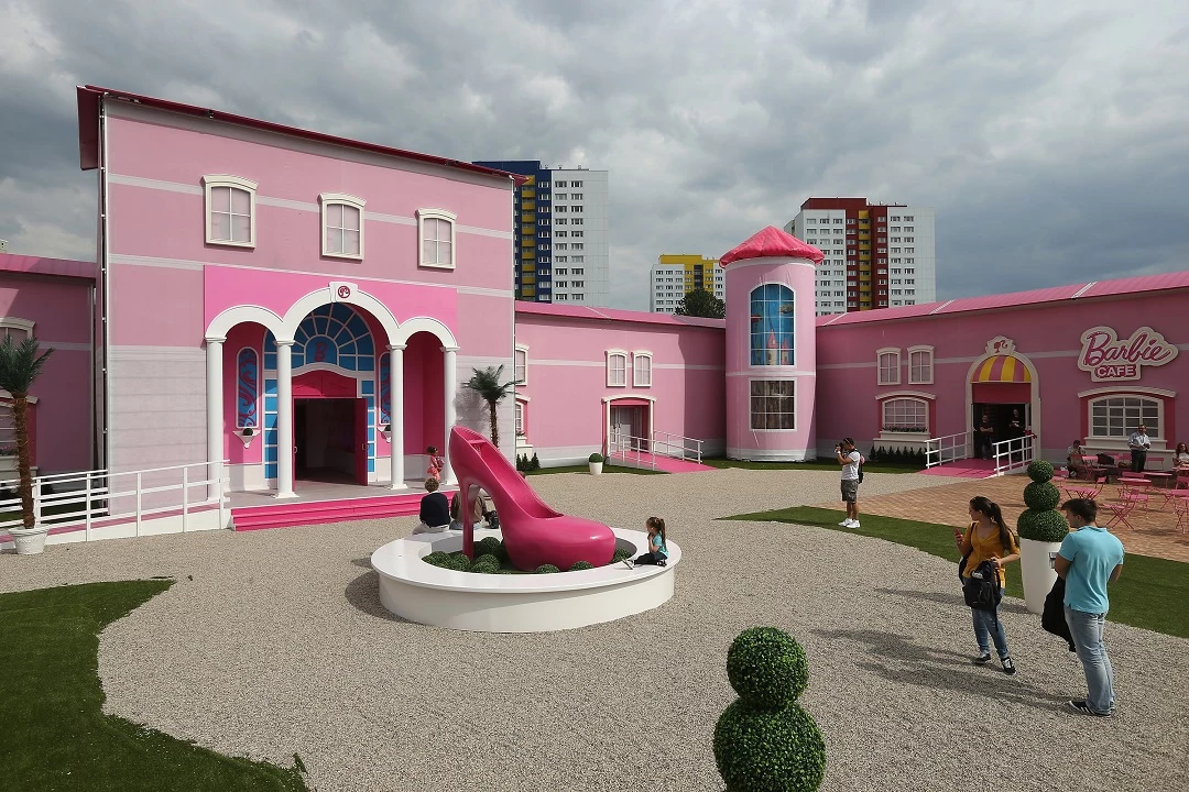 real life barbie house