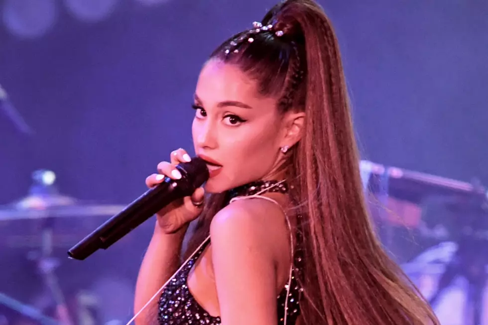 Ariana Grande Falls Off Stage During Concert Watch