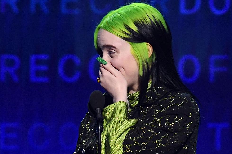 Billie Eilish Gives Two-Word Acceptance Speech for Record of the Year Grammys Win