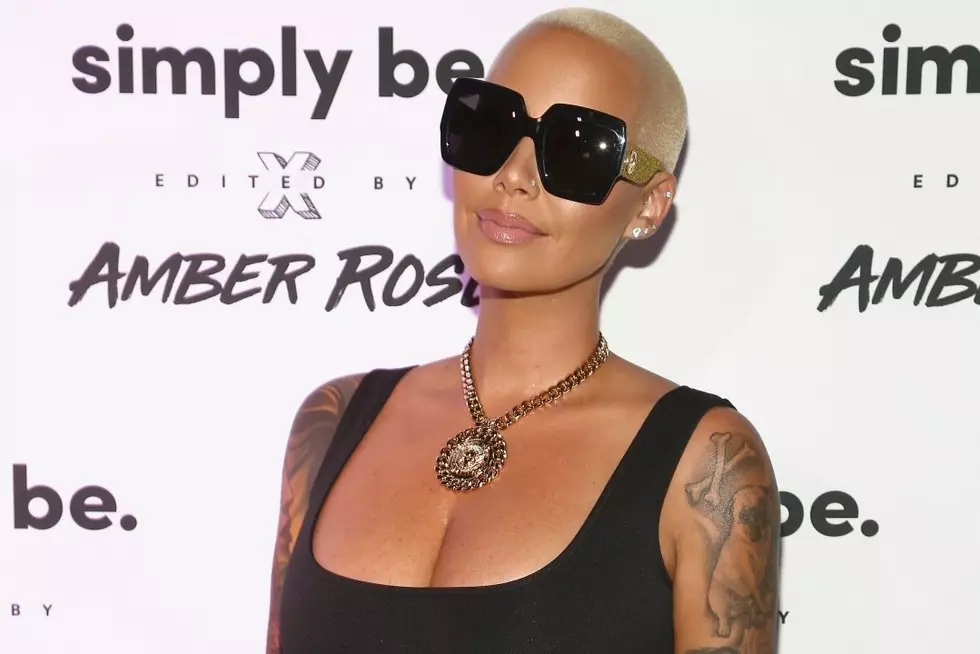 Amber Rose Just Got a Huge Forehead Tattoo (PHOTO)