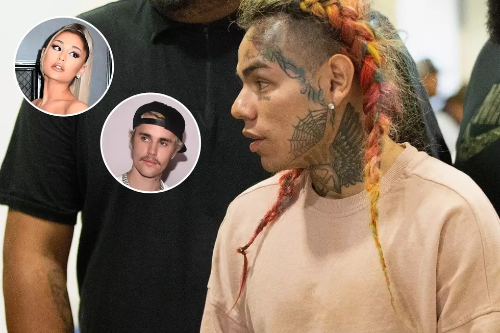 Tekashi 6ix9ine Accuses Ariana Grande and Justin Bieber of ‘Illegal’ Chart Manipulation