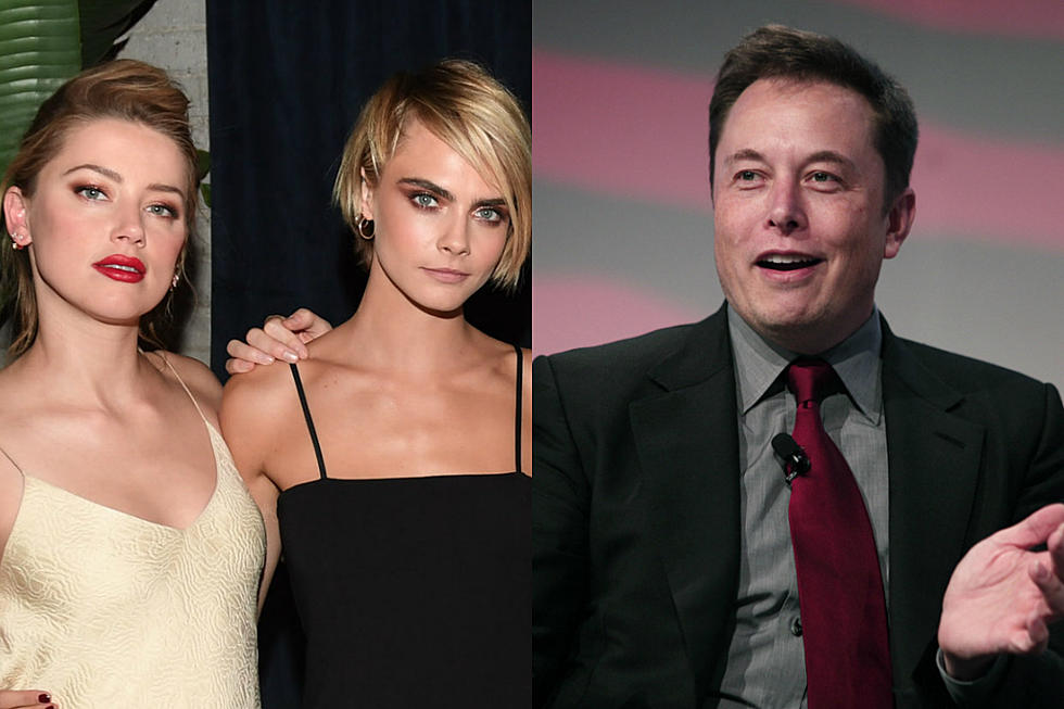 Elon Musk Denies Amber Heard + Cara Delevingne Threesome