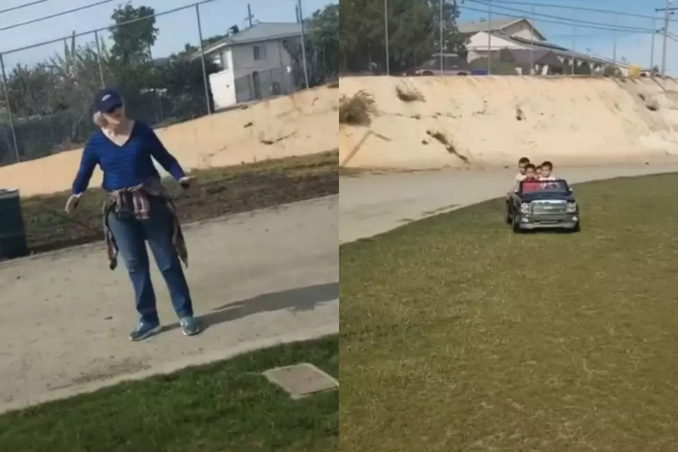 Video of Woman Upset That Children Driving Toy Car Don’t Have Driver’s License Goes Viral