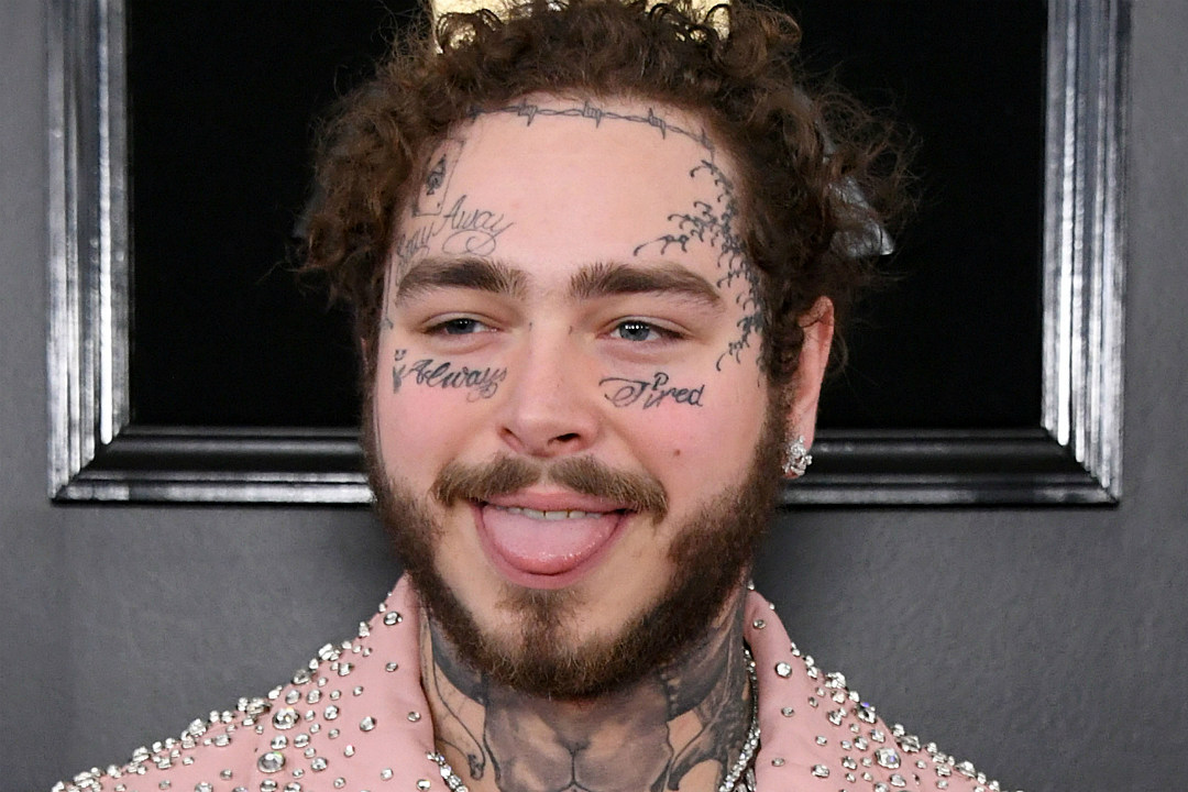 The best 5 face tattoos of Post Malone  YAAY Music